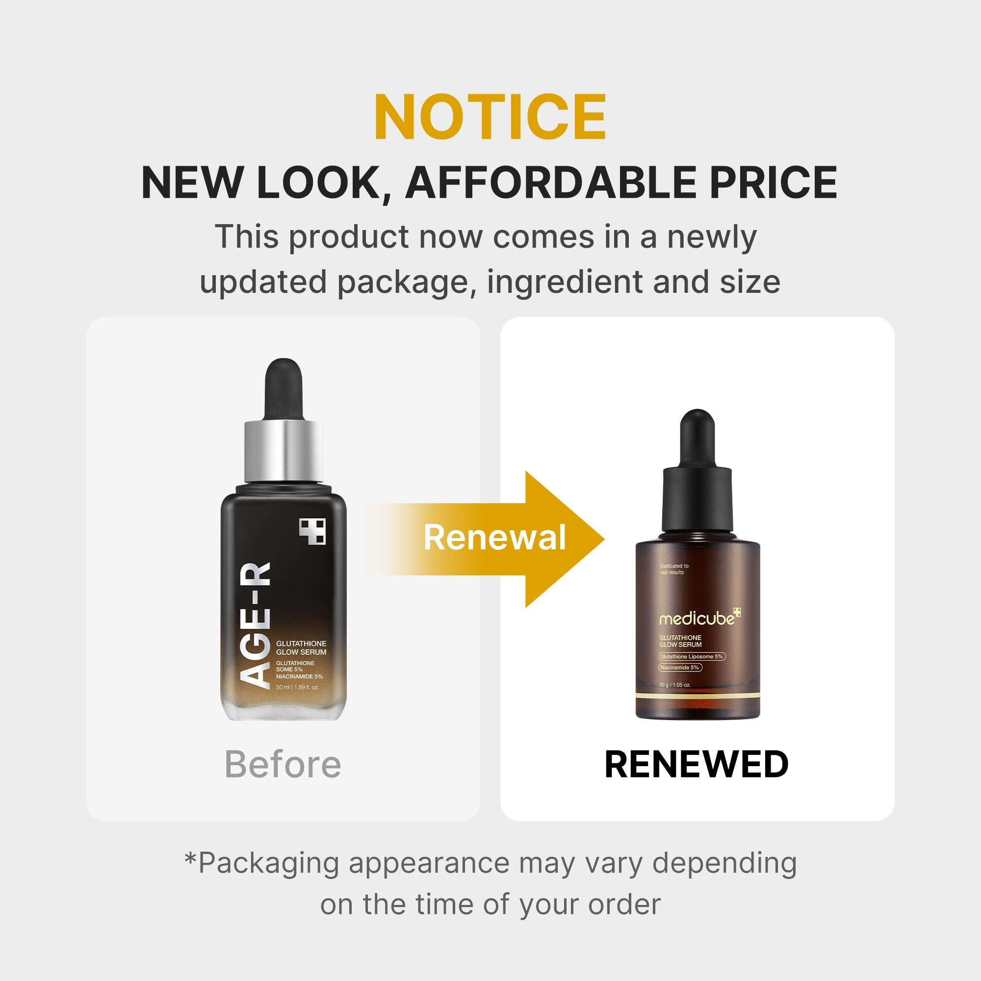 [GIFT] AGE-R Glutathione Glow Serum - medicube.us