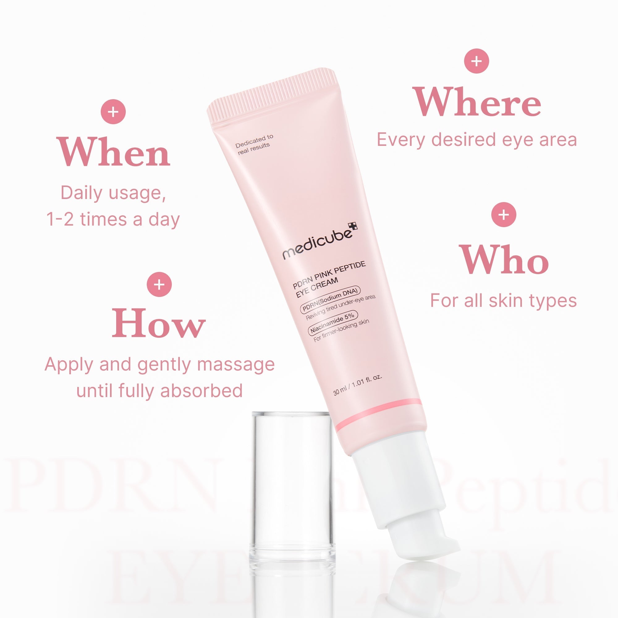PDRN Pink Peptide Eye Cream - medicube.us