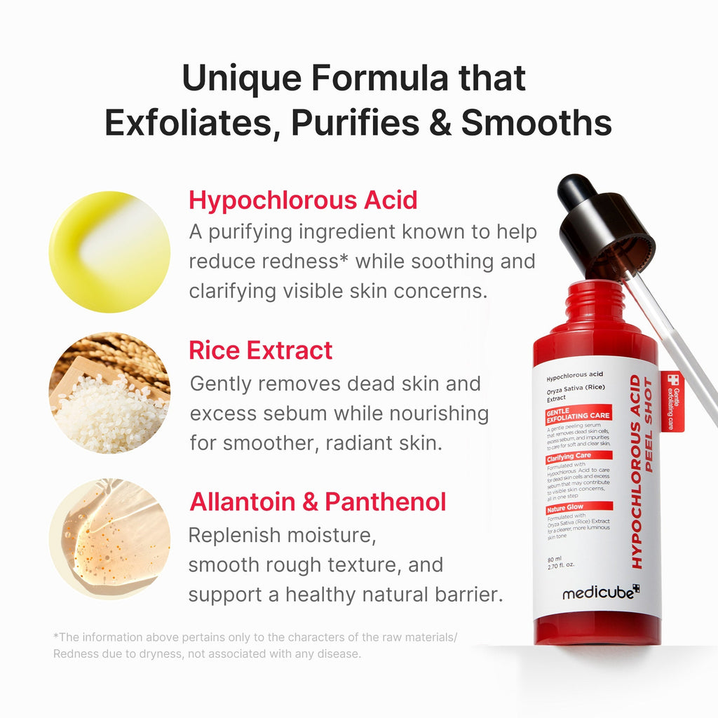 Hypochlorous Acid Rice Peel Shot - medicube.us