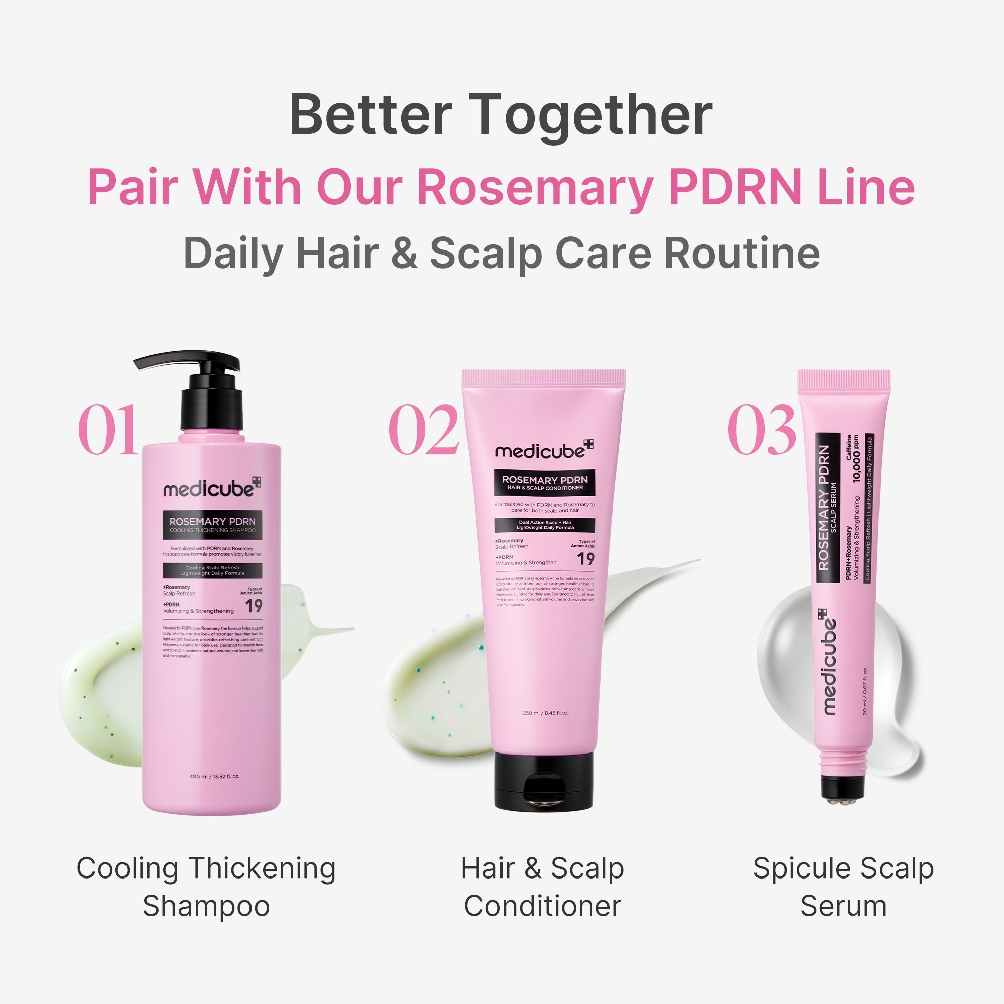Rosemary PDRN Cooling Thickening Shampoo - medicube.us