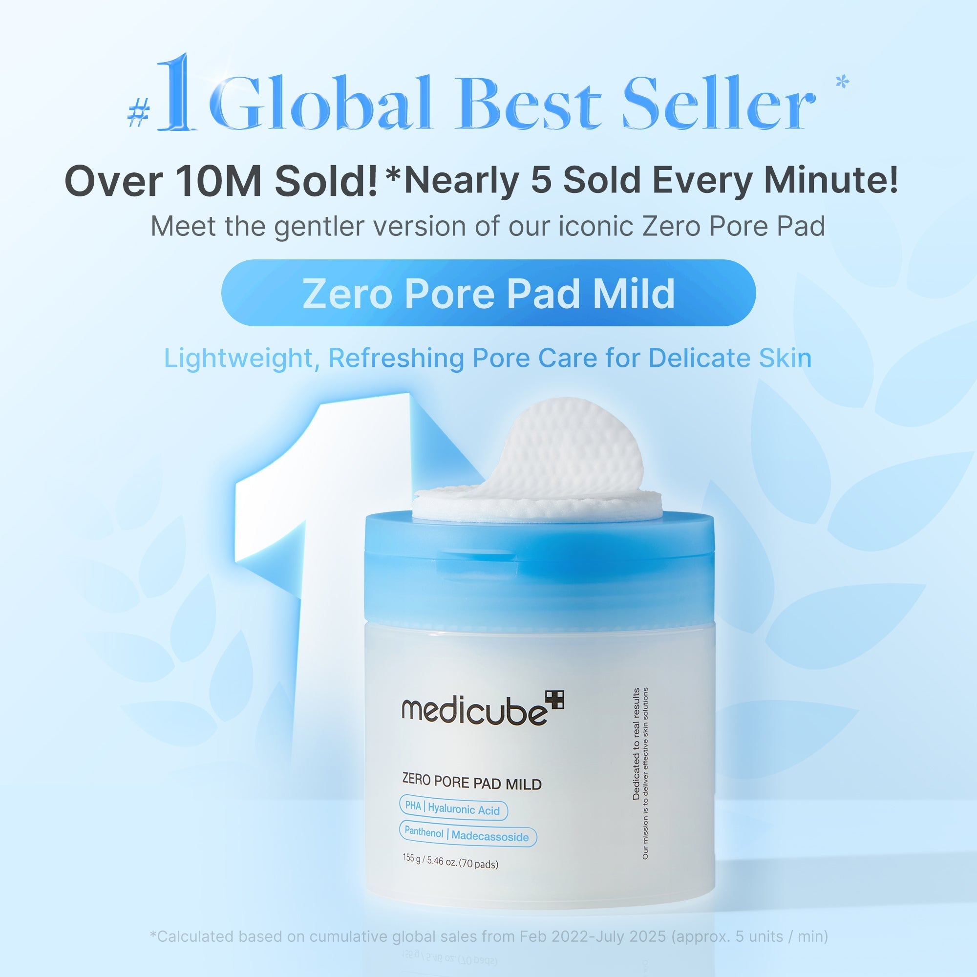 [Subscr.] Zero Pore Madecassoside Pads (Mild) - medicube.us